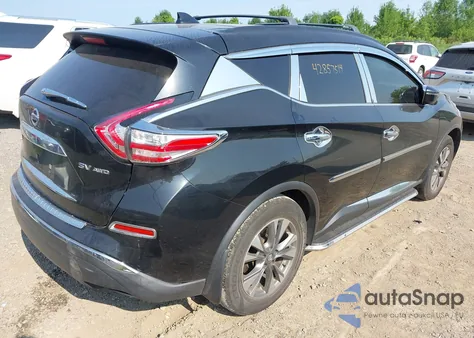 2017 Nissan Murano Sv z USA, uszkodzony, nr VIN 5N1AZ2MH7HN113055